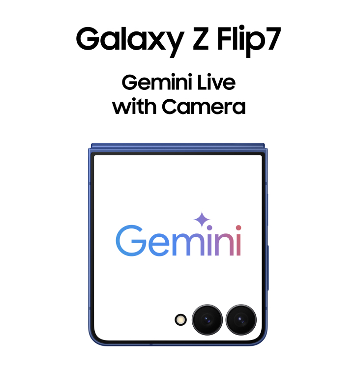 Galaxy Z Flip Gemini Live with Camera