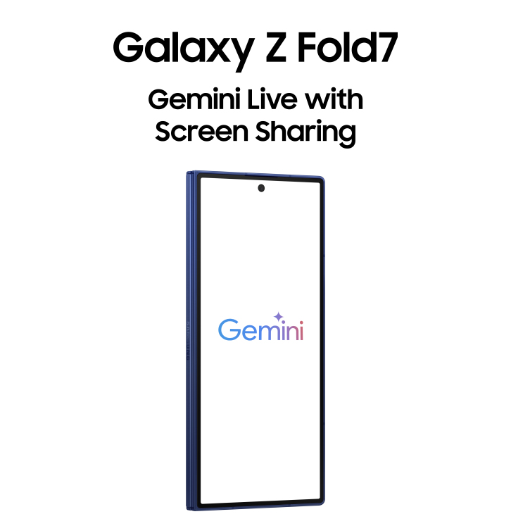 Galaxy Z Fold Gemini Live with Screen Sharing